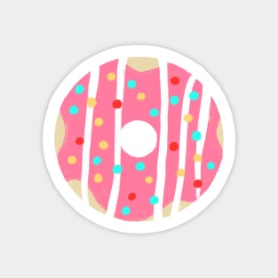 Pink Sprinkle Donut Sticker